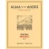 Alma de Los Andes Reserva Malbec 2012 Front Label