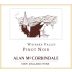 Alan McCorkindale Wines Pinot Noir 2011 Front Label