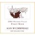 Alan McCorkindale Wines Pinot Noir 2004 Front Label