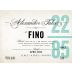 Alexander Jules Fino 22/85 Sherry 2013 Front Label