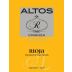 Altos De Rioja Altos R Crianza 2012 Front Label