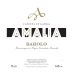 Cascina Amalia Barolo 2009 Front Label