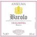 Anselma Giacomo Barolo Vigna Rionda Riserva 2009 Front Label