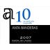 Anta Banderas A 10 2007 Front Label