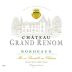 Antoine Moueix Bordeaux Chateau Grand Renom Blanc 2014 Front Label