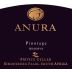 Anura Vineyards Private Cellar Reserve Pinotage 2009 Front Label