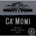 Ca' Momi Winery Merlot 2015 Front Label