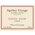 Apsley Gorge Vineyard Pinot Noir 2006 Front Label