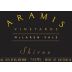 Aramis Vineyards Black Label Shiraz 2013 Front Label