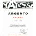 Argento Malbec 2010 Front Label