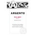 Argento Malbec 2012 Front Label