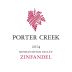 Porter Creek Russian River Zinfandel 2014 Front Label