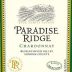Paradise Ridge Bazzano Vineyard Chardonnay Barrel Selection 2013 Front Label