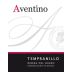Aventino Wines Tempranillo 2012 Front Label