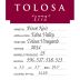 Tolosa Winery 1772 Pinot Noir 2014 Front Label