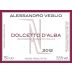 Az. Agr. Alessandro Veglio Dolcetto d'Alba 2012 Front Label