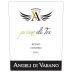 Azienda Agricola Angeli di Varano Primo di Tre Rosso Conero 2013 Front Label