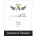 Azienda Agricola Angeli di Varano Primo di Tre Rosso Conero 2012 Front Label