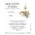 Piero Benevelli Dolcetto d'Alba Vigna Costa 2012 Front Label