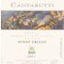 Azienda Agricola Cantarutti Friuli Grave Pinot Grigio 2003 Front Label