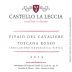 Azienda Agricola Castello La Leccia Vivaio del Cavaliere Rosso 2013 Front Label