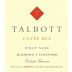 Talbott Diamond T Cuvee RFT Pinot Noir 2014 Front Label