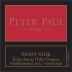 Peter Paul Temperance Hill Vineyard Pinot Noir 2010 Front Label