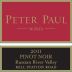 Peter Paul Mill Station Road Pinot Noir 2011 Front Label