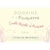 Domaine de la Fouquette Cotes de Provence Rose 2016 Front Label