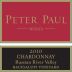 Peter Paul Bacigalupi Vineyard Chardonnay 2010 Front Label