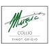 Azienda Agricola Muzic Collio Pinot Grigio 2015 Front Label