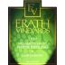 Erath Riesling Late Harvest 1997 Front Label