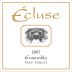 Ecluse Wines Ensemble Red 2007 Front Label