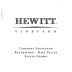 Provenance Vineyards Hewitt Vineyard Cabernet Sauvignon 2010 Front Label