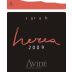 Azienda Vitivinicola Avide Herea Syrah 2009 Front Label