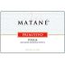 Matane Puglia Primitivo 2015 Front Label