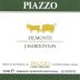 Piazzo Comm. Armando Piemonte Chardonnay 2014 Front Label