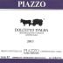 Piazzo Comm. Armando Dolcetto d'Alba 2013 Front Label