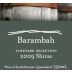 Barambah Wines Vineyard Selection Shiraz 2009 Front Label
