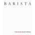 Barista Pinotage 2012 Front Label