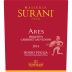 Masseria Surani Ares Rosso 2014 Front Label