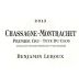 Benjamin Leroux Chassagne-Montrachet Tete du Clos Premier Cru 2013 Front Label