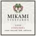 Mikami Vineyards Zinfandel 2008 Front Label
