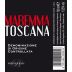 Bergnardi Maremma Toscana Rosso 2014 Front Label