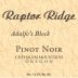 Raptor Ridge Adalfo's Block Pinot Noir 2010 Front Label