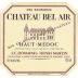 Chateau Bel Air Haut-Medoc 1996 Front Label