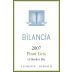Bilancia Limited Pinot Gris 2007 Front Label