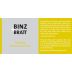 Binz + Bratt Riesling Gewurztraminer 2014 Front Label