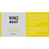 Binz + Bratt Riesling Gewurztraminer 2007 Front Label