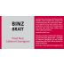 Binz + Bratt Pinot Noir Cabernet Sauvignon 2013 Front Label